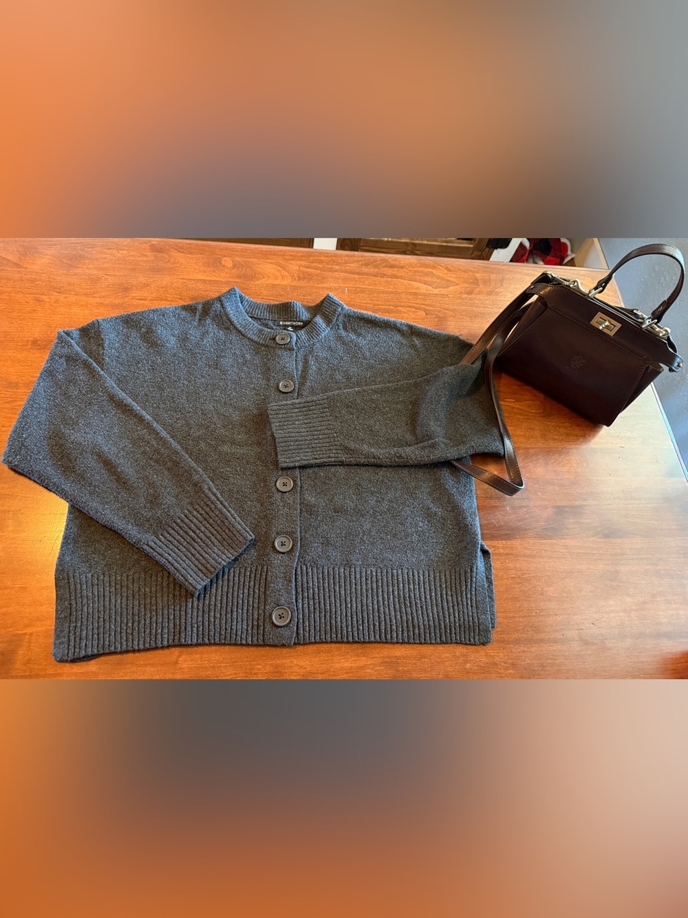 Women’s 41 Hawthorn Charcoal Button-Front Cardigan